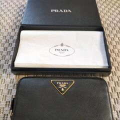 中古 正規品 PRADA プラダ 長財布