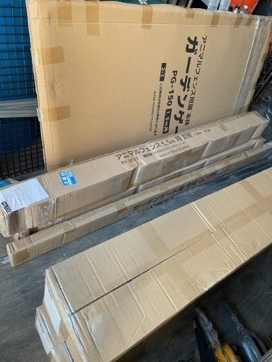 アニマルフェンス 高さ1.5m×15mが2つ＋扉セット
