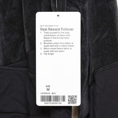 ルルレモン Rest Reward Pullover 新品未使用 お譲りします