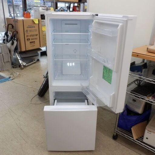 ◇冷蔵庫 156L 2018年製 2ドア YRZ-F15E1 HERB Relax 白 ハーブ ◇冷蔵庫 156L 2018年製 2ドア YRZ-F15E1 HERB Relax 白 ハーブ