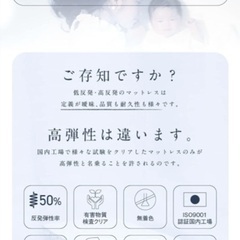 今年8月購入　高反発マットレス