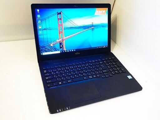 快適 新品SSD480GB FUJITSU LIFEBOOK AH45/A3 Core-i3-6100U 2.30GHz 4GB SSD480GB 富士通 ノートPC 中古 Win10