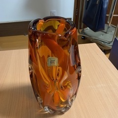 花瓶　Kamei Glass