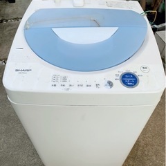 (無料) SHARP 5.5kg 洗濯機 ES-FG54 完動品...