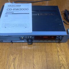 【ジャンク】CD-RW2000　TASCAM CDレコーダー