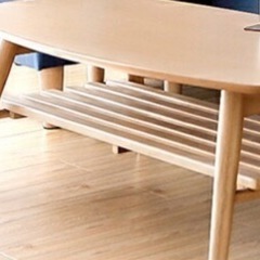 ウッドテーブル、折り畳みも可能 - 渋谷区