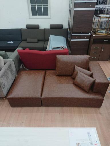 【展示品・未使用】カウチソファベッド コンパクト 定価約37990円自社配送時代引き可※現金、クレジット、スマホ決済対応※【送料に設置込】