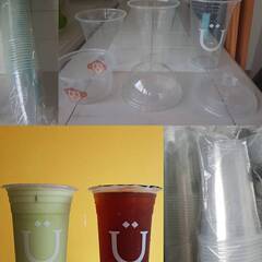 飲食店消耗品 買得【新品未開封】業務用 飲み物 プラスチックカップ 笑顔クリアカップ  3000個 飲食店消耗品 買得【新品未開封】業務用 飲み物 プラスチックカップ