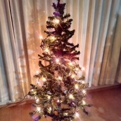 150cm クリスマスツリー&30球ランダム点滅ライトセット  ...