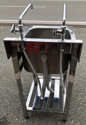 ⭐︎中古品 アズマ 1槽シンク 450×600×800mm 厨房機器⭐︎ - その他 