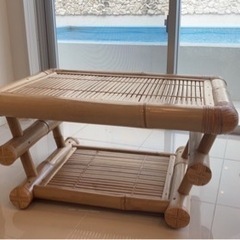 【お取引中】バンブーソファ　イス　テーブル　アジアンインテリア　竹　リビング　バリ　アジアンリゾート 天然竹使用