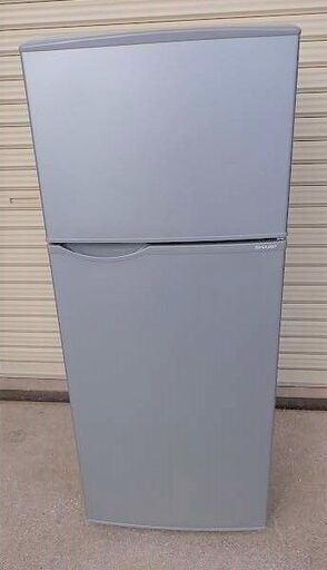【シャープ】2ドア 冷凍冷蔵庫 118L SJ-H12B-S  シルバー系 トップフリーザー 省エネ設計 コンパクト