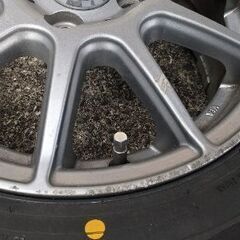 値下げしました]中古 スタッドレスタイヤ 185/70R14 ホイール付4本 