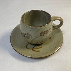 唐津焼　コーヒーカップ　4客（未使用品）