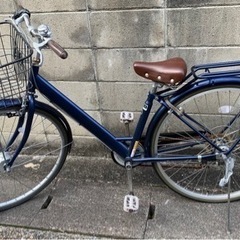 【取引決定】引取限定　紺色　自転車