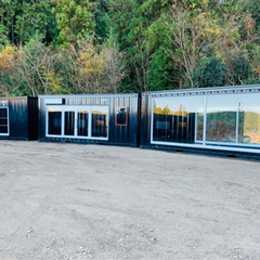 海上コンテナ　事務所状態　20フィート　ブラック