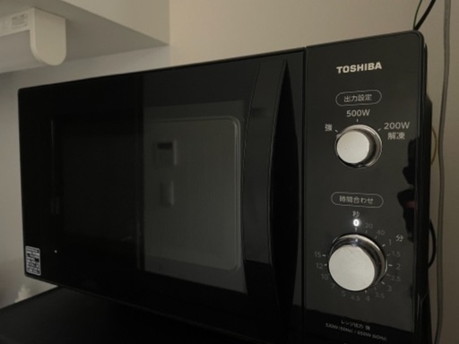 【2019年】電子レンジ TOSHIBA ブラック