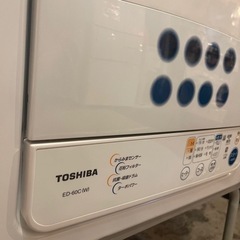 【売約済み】東芝 TOSHIBA ED-60C-W 衣類乾燥機　ED-60C 乾燥機　乾燥器　検　ED-608 パナソニック　日立　乾太くん　2017年製　