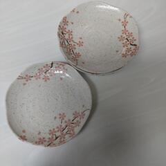【ネット決済】桜柄の皿×5