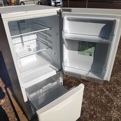 パナソニック NR-B14CW-W 2ドア冷蔵庫 白色 138L『美品中古』2019年
