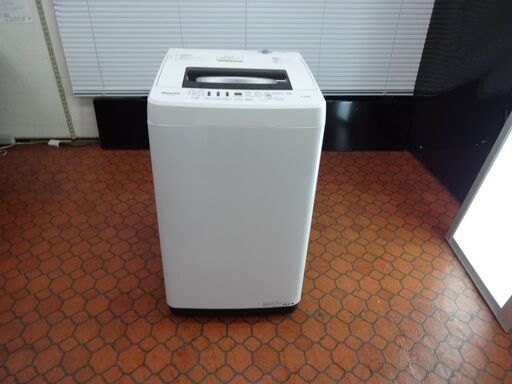 ID 991601　洗濯機ハイセンス4.5Kg　２０１８年製　HW-E4502