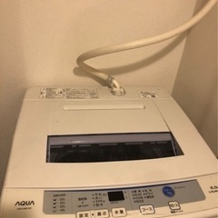 【ネット決済】AQUA 洗濯機6L 【取引き決定】