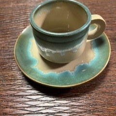 焼き物のコーヒーカップセット