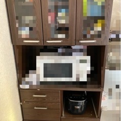 【ネット決済】食器棚　