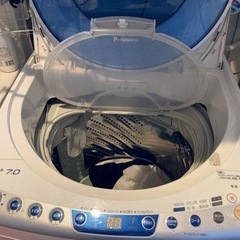 受け取り決定済み　7キロのパナソニックの洗濯機です。今日まで 謝礼あり