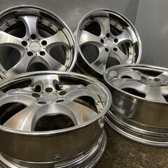 ENKEI AME SHALLEN KME5 シャレン 社外ホイール 18インチ 4本 7.5J5HPCD114.3+38 アルファード等　(VHB256) クレジットカード QRコード決済可能