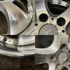 ENKEI AME SHALLEN KME5 シャレン 社外ホイール 18インチ 4本 7.5J5HPCD114.3+38 アルファード等　(VHB256) クレジットカード QRコード決済可能