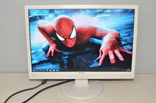 中古美品 シャープ　液晶カラーモニター　SHARP LL-W191-W