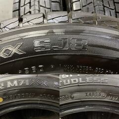 DUNLOP WINTER MAXX SJ8 215/60R17 17インチ スタッドレス 4本 バリ溝 RVR クロスロード エクストレイル等　(TH513) クレジットカード QRコード決済可能