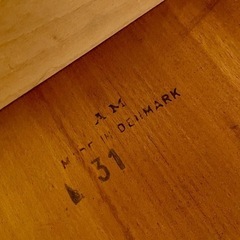 J.L.Moller ダイニングテーブルと椅子x2