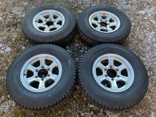 ハ) YOKOHAMA GEOLANDAR I/T-S 215/80R15 15×6.5J +28 6穴 PCD139.7 ヨコハマ ジオランダー