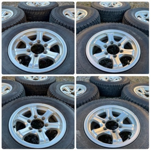 ハ) YOKOHAMA GEOLANDAR I/T-S 215/80R15 15×6.5J +28 6穴 PCD139.7 ヨコハマ ジオランダー