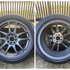 work エモーション CR KAI 16x7J PCD100 +35 4H 、195/50-16タイヤ 
