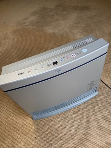 【値下げしました】リンナイガスファンヒーター＊プラズマクラスターイオン発生装置付【RC-590NP-1】12A,13A用　強化ガスホース3M付