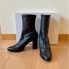 【美品】Viva Angelina ショートブーツ 黒 24.5cm