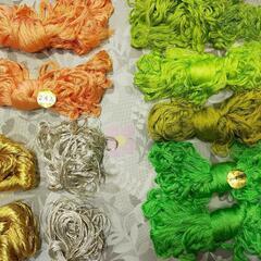 組紐用絹糸24玉✕7色です。
