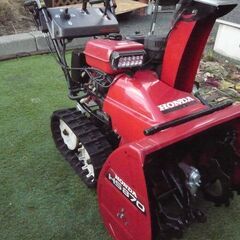 引取り限定で　除雪機　ホンダHS870　電動シューター　セル始動OK　機関良好　LEDライト交換済み 引取り限定で 除雪機 ホンダHS870 電動シューター セル始動OK 機関良好 LED