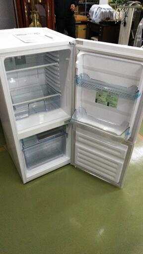 ツインバード TWINBIRD ノンフロン冷凍冷蔵庫 HR-E911 2020年製 110L 2ドア 右開き ホワイト シンプルデザイン