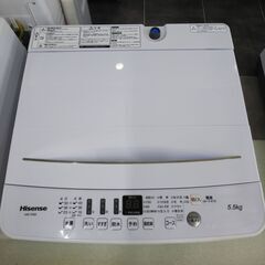 ハイセンス　5.5kg洗濯機　HW-T55D　登録無し