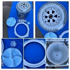 分解洗浄クリーニング済み‼️2017年製 ハイセンス 4．5kg全自動洗濯機 keyword キーワードホワイト HW-G45E4KW(1202c)