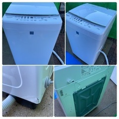 分解洗浄クリーニング済み‼️2017年製 ハイセンス 4．5kg全自動洗濯機 keyword キーワードホワイト HW-G45E4KW(1202c)