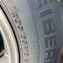 タイヤ、ホイールセット　タイヤほぼ新品4本セット！