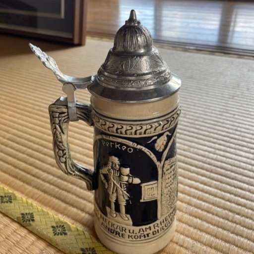 ドイツ 蓋つき ビアー マグカップ 10個セット