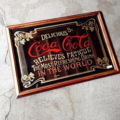 コカ・コーラ#１　ミラー広告額　大きさ約４９.５cm×３４cm　...