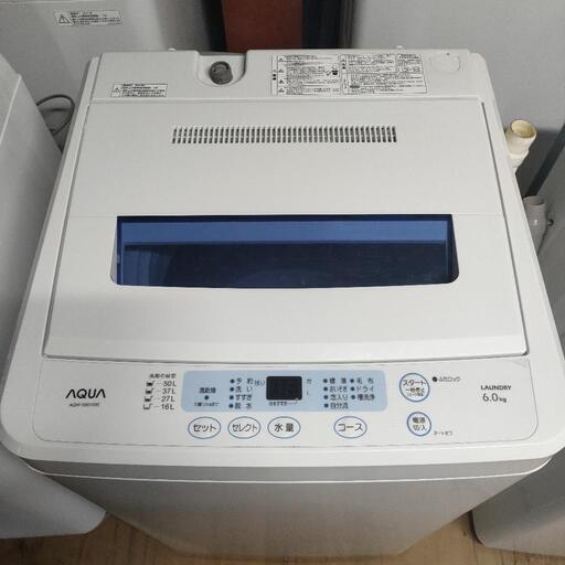 AQUA 全自動洗濯機6kg AQW-S601 2013年製