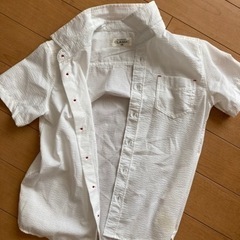 半袖白シャツ140